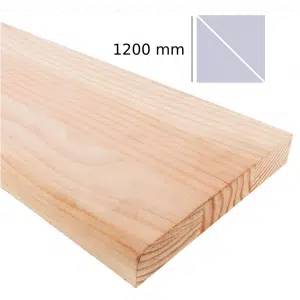 Peldaño compensado de madera de pino 2 pisas 1200 x 1200 mm | peldaño de madera