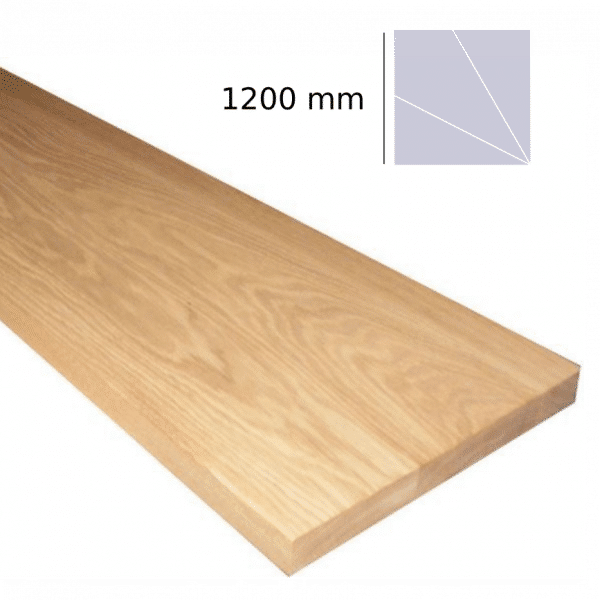 Peldaño compensado de madera de roble 3 pisas 1200 x 1200 mm